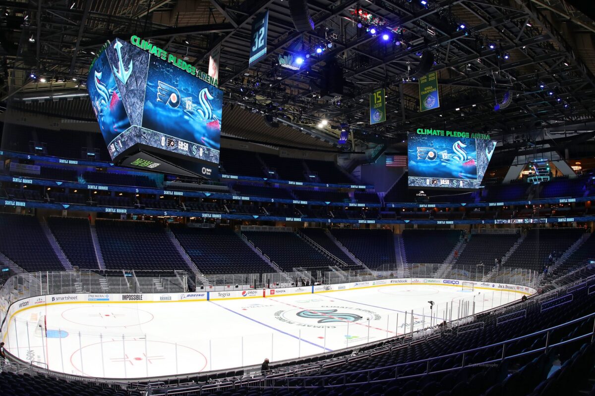 Climate Pledge Arena, home of the Seattle Kraken