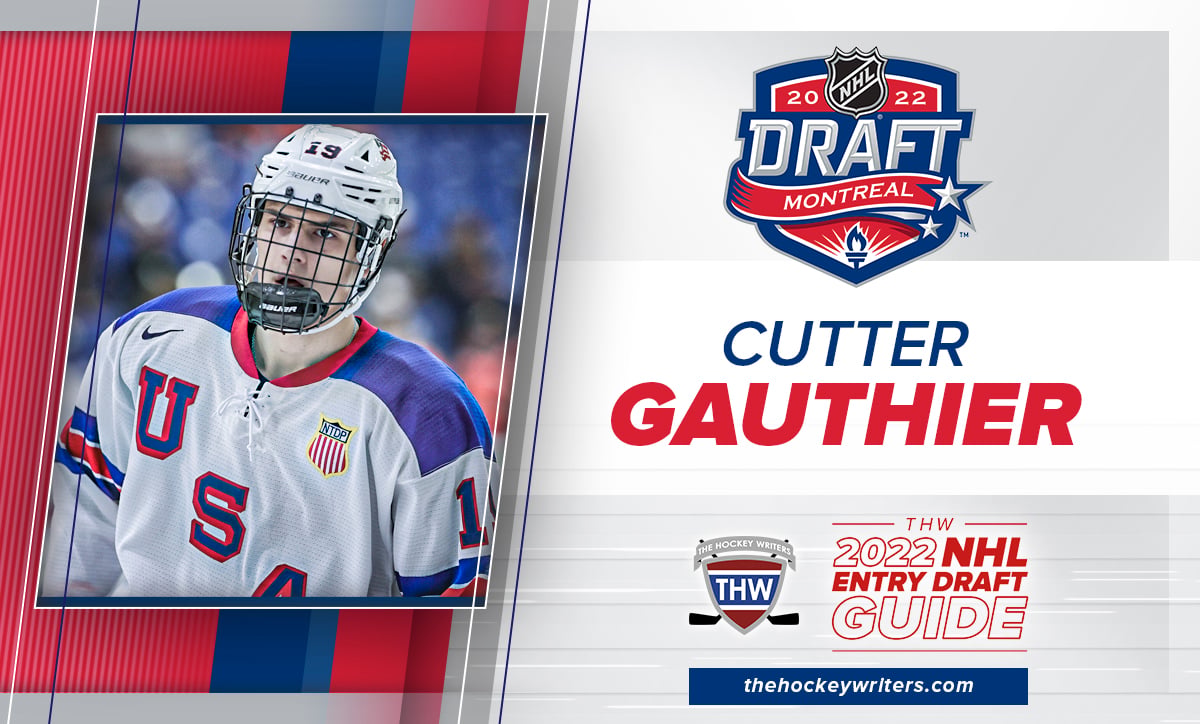 Potential Detroit Red Wings draft pick Cutter Gauthier