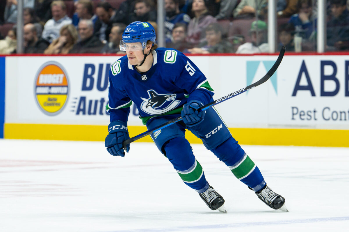 Sheldon Dries Vancouver Canucks