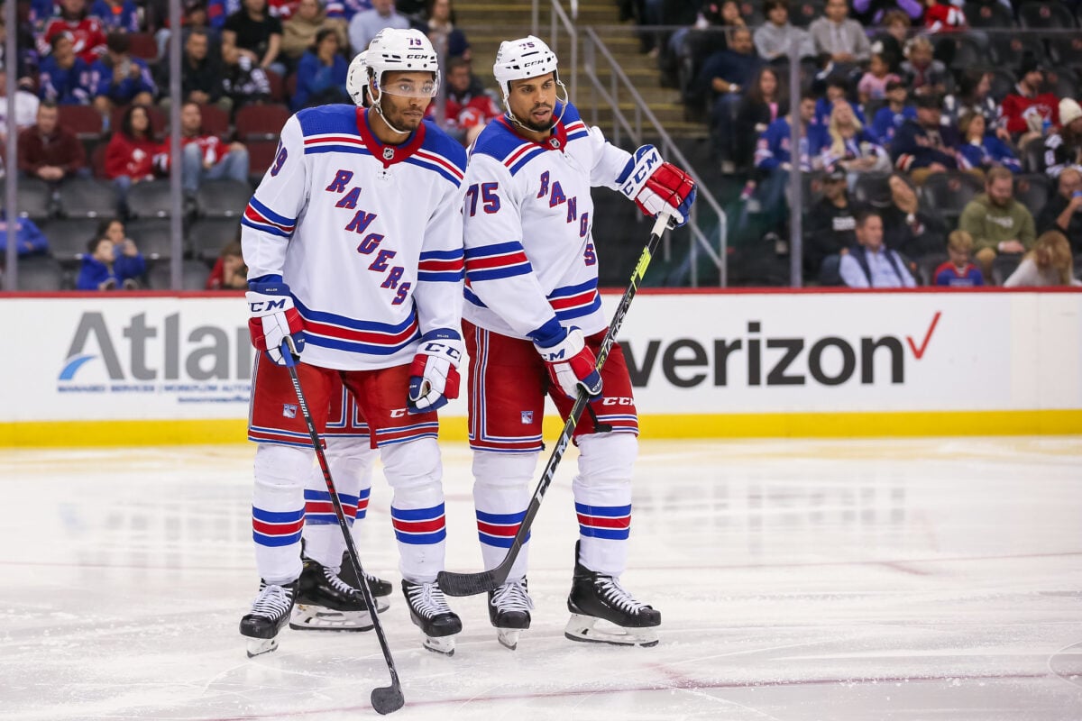 K'Andre Miller Ryan Reaves New York Rangers