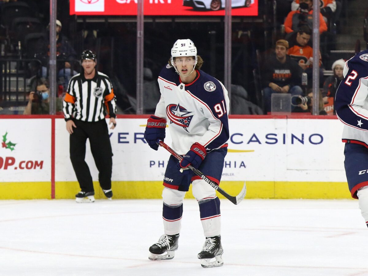 Kent Johnson Columbus Blue Jackets