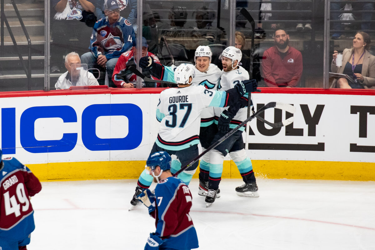 Eeli Tolvanen Yanni Gourde Seattle Kraken