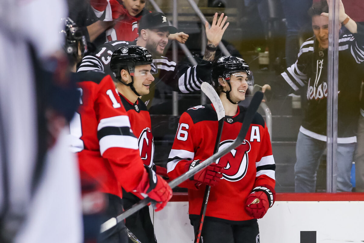 Jack Hughes Timo Meier New Jersey Devils