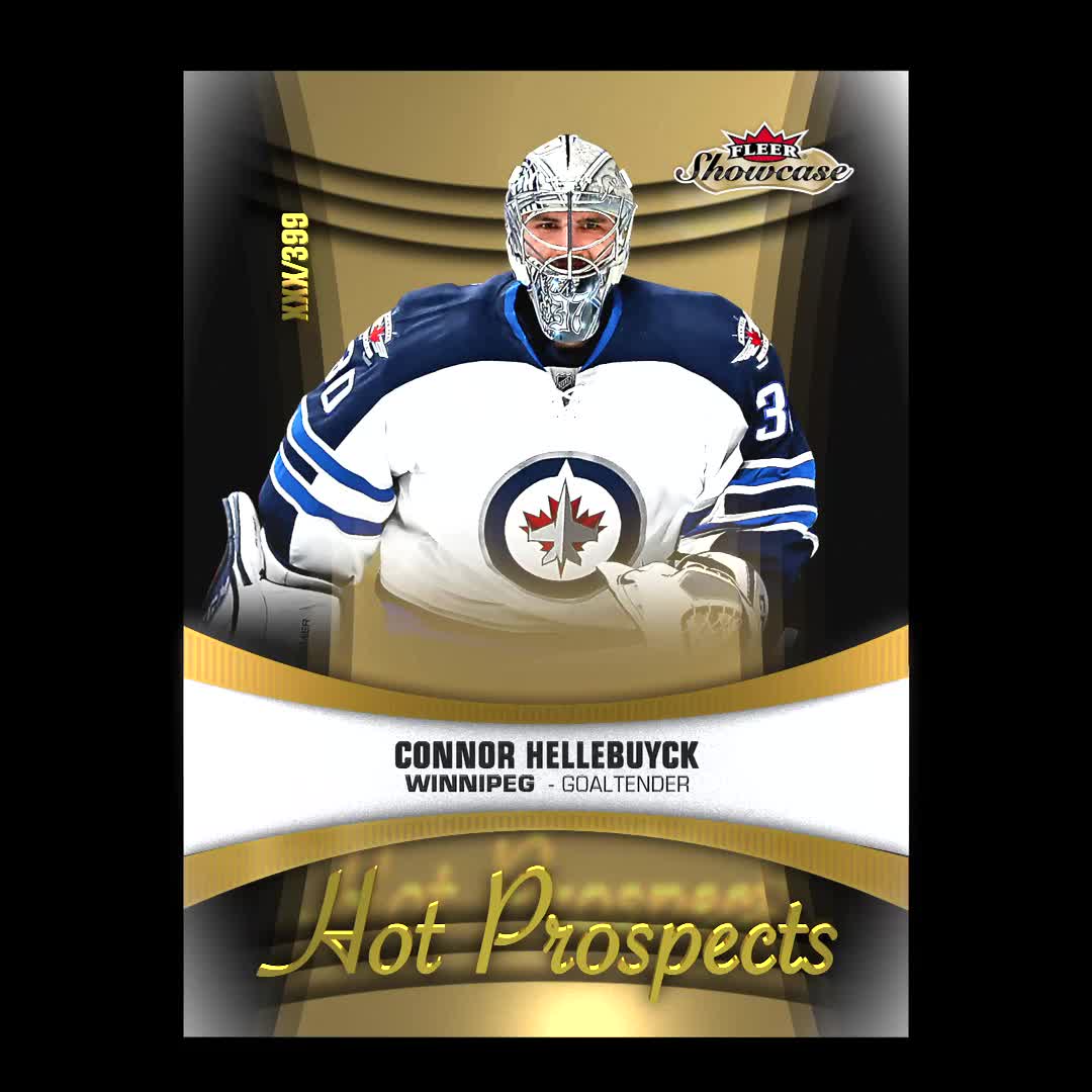 Connor Hellebuyck Winnipeg Jets 15-16 Fleer