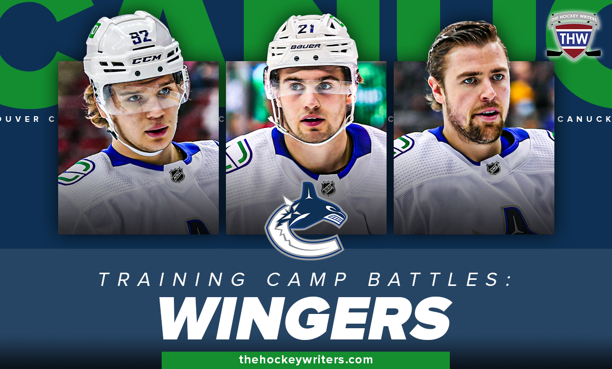 Training Camp Battles Wingers Nils Hoglander, Vasily Podkolzin and Tanner Pearson