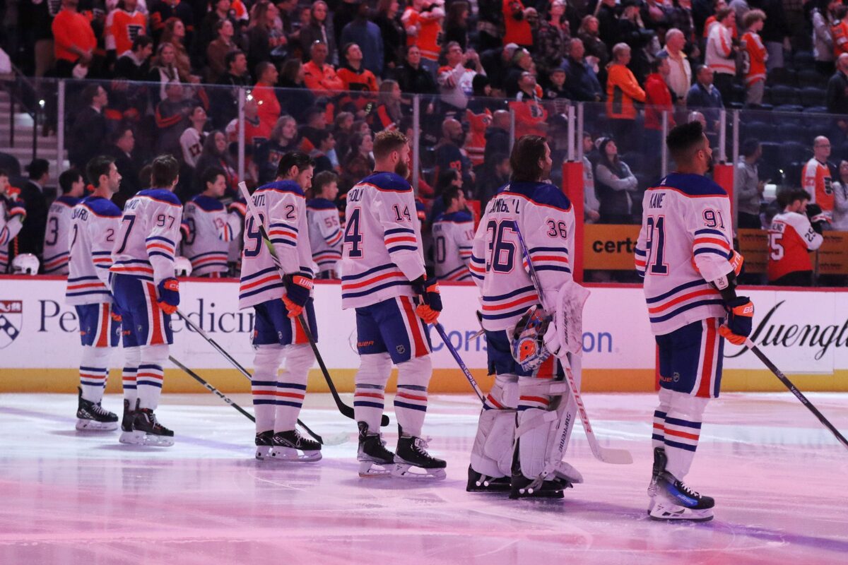 Edmonton Oilers Starting Lineup