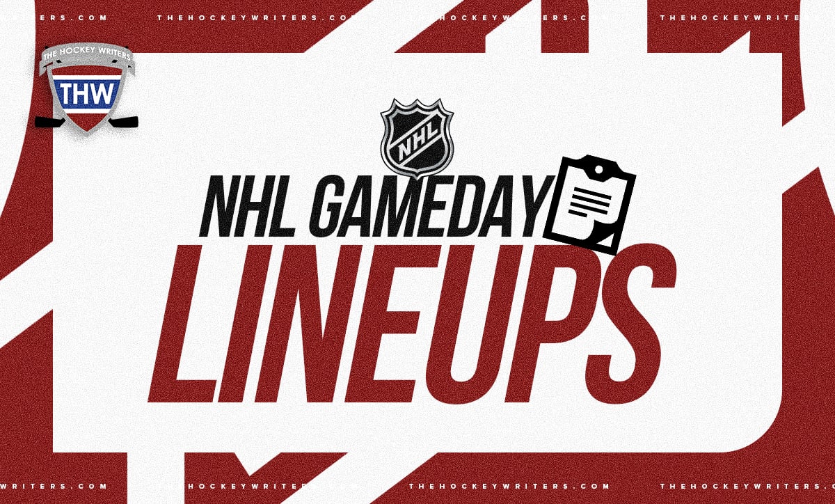 NHL Projected Lineups, Starting Goalies, Injuries, Updates