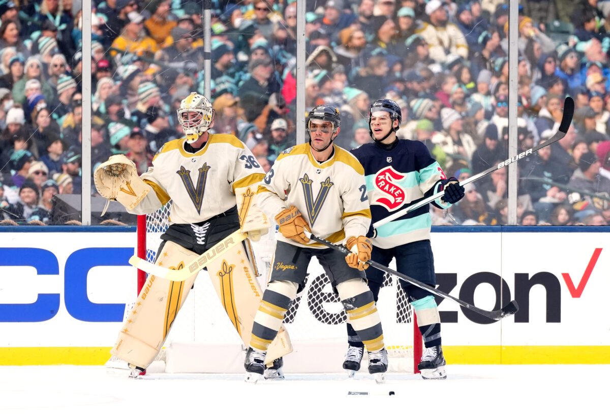 Logan Thompson Alec Martinez Vegas Golden Knights