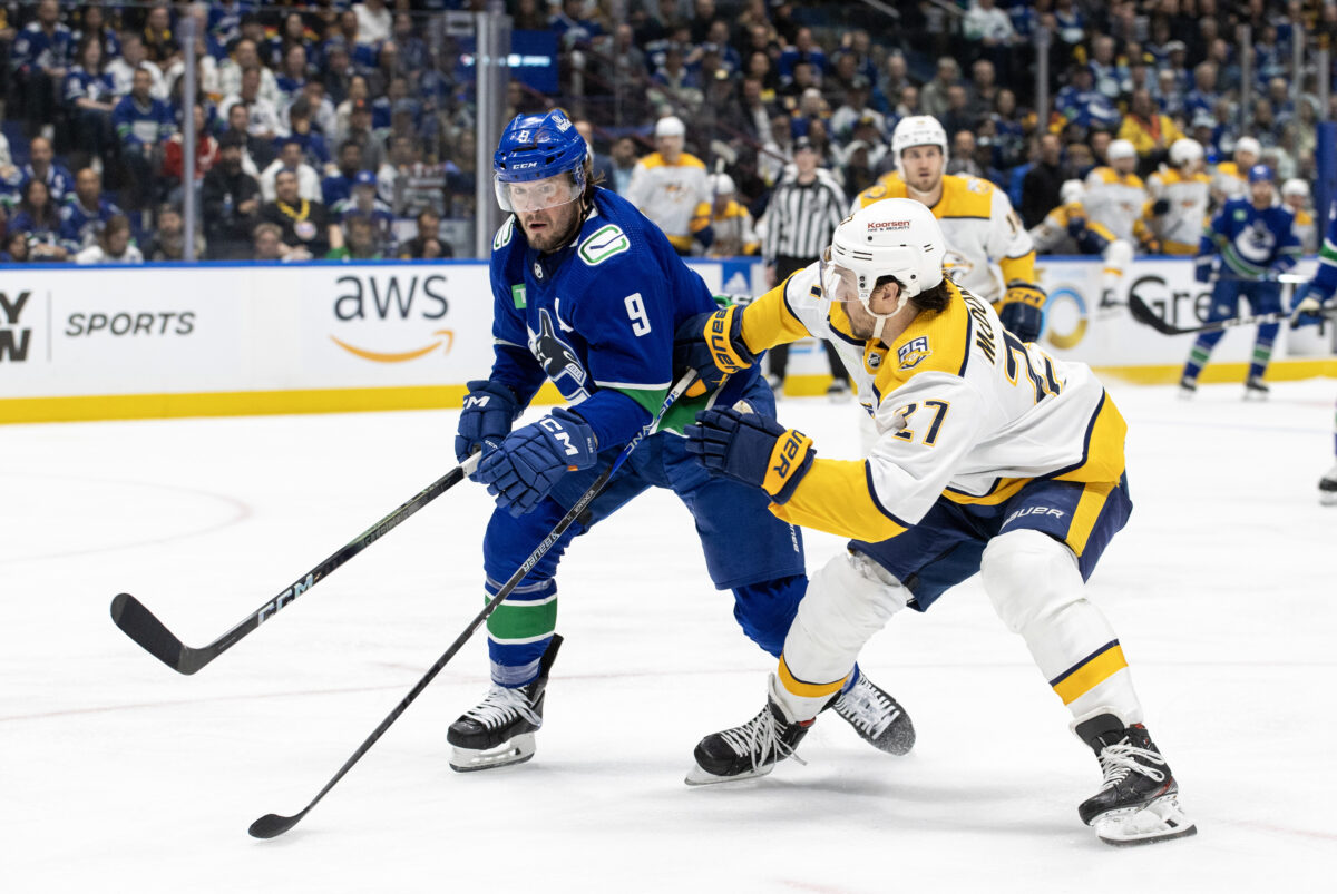 JT Miller Vancouver Canucks