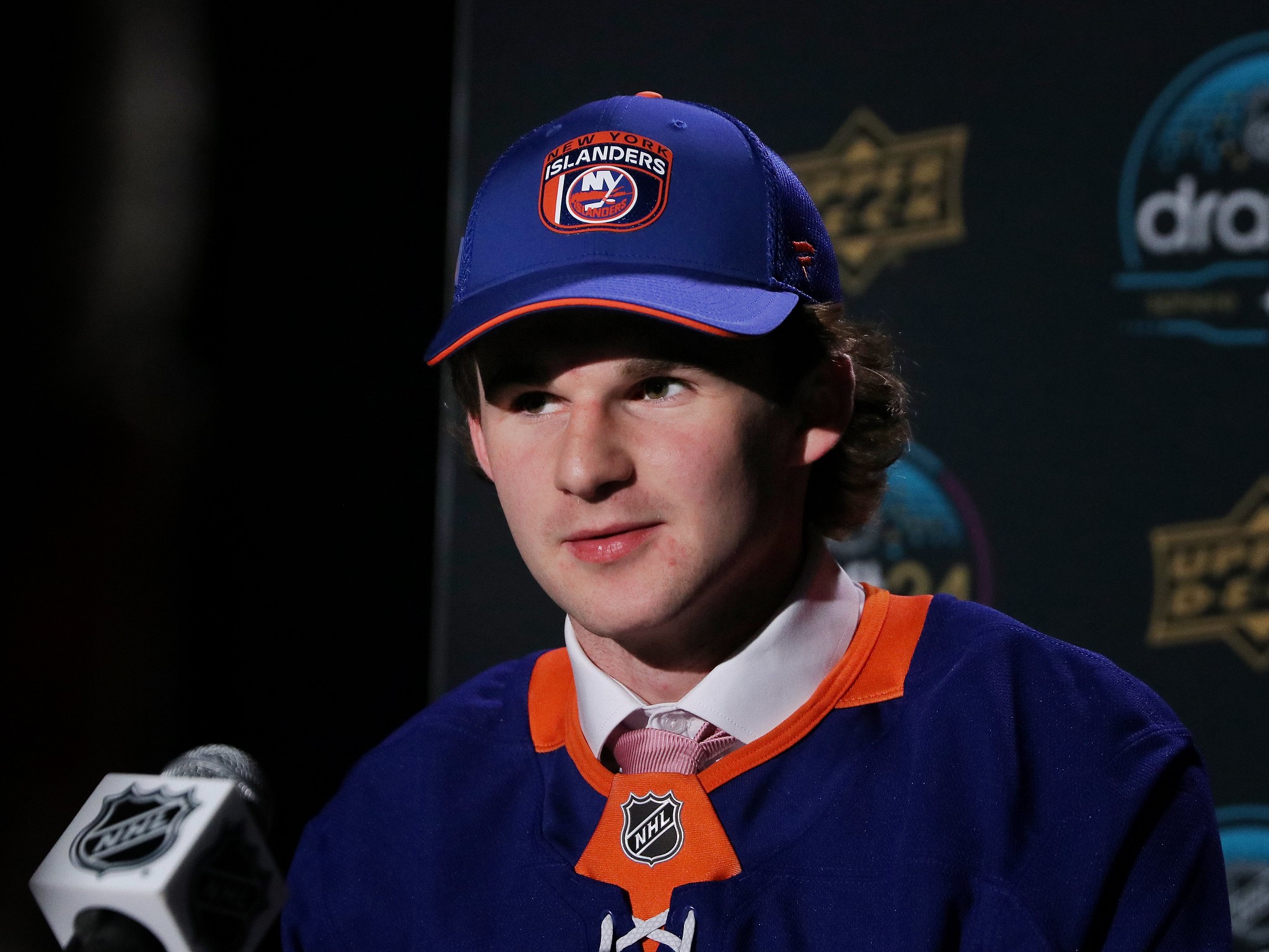 Kashawn Aitcheson & Cole Eiserman Represent Islanders at the NHLPA Rookie Showcase