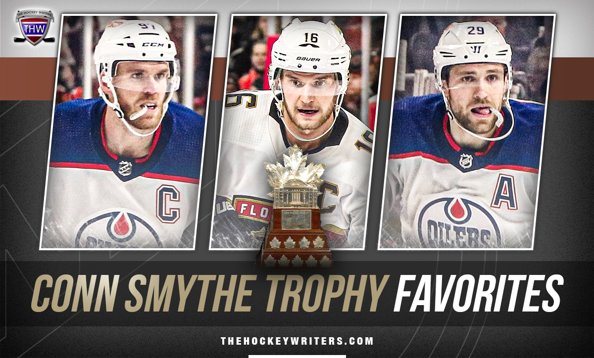 Leon Draisaitl, Connor McDavid and Aleksander Barkov Conn Smythe Trophy Favorites