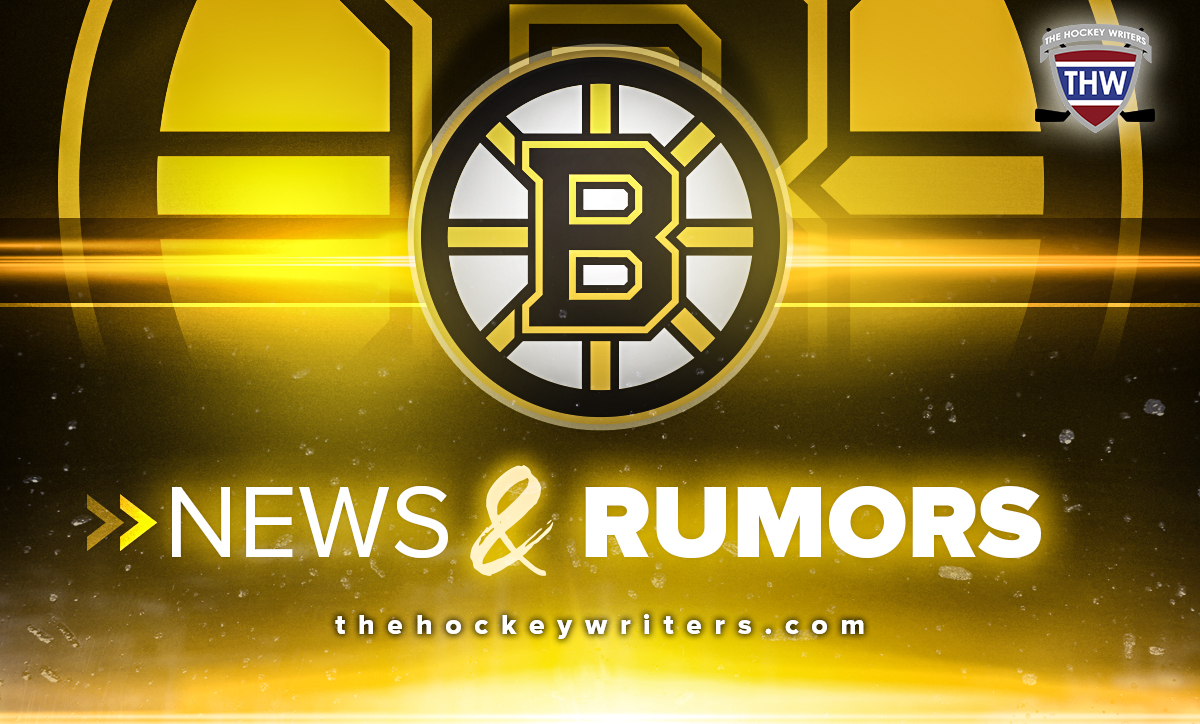 News and Rumors Boston Bruins