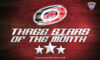 Carolina Hurricanes 3 Stars of the Month