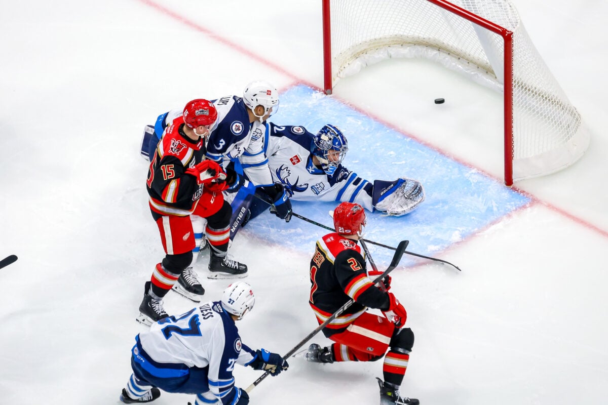 Joe Snively Grand Rapids Griffins Thomas Milic Manitoba Moose