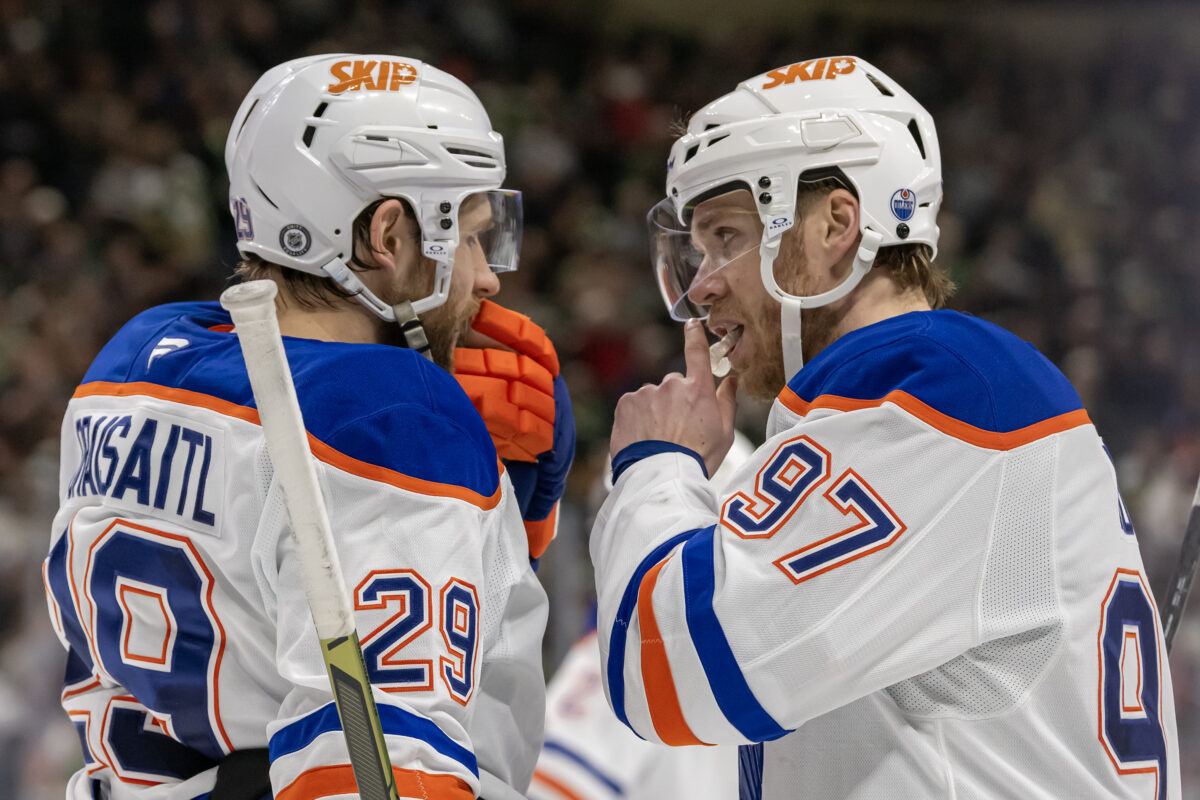 Leon Draisaitl Connor McDavid Edmonton Oilers