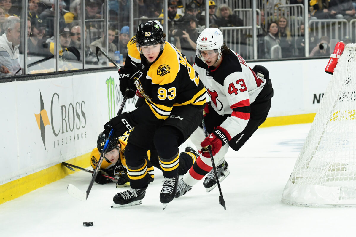 Fraser Minten Boston Bruins
