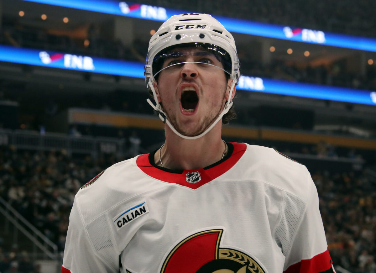 Shane Pinto Ottawa Senators