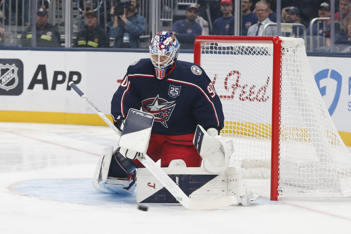 Elvis Merzlikins Columbus Blue Jackets