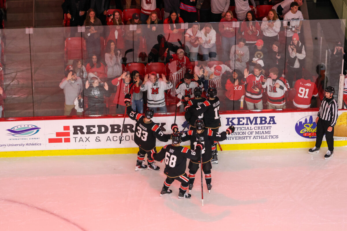 Miami RedHawks Celebration