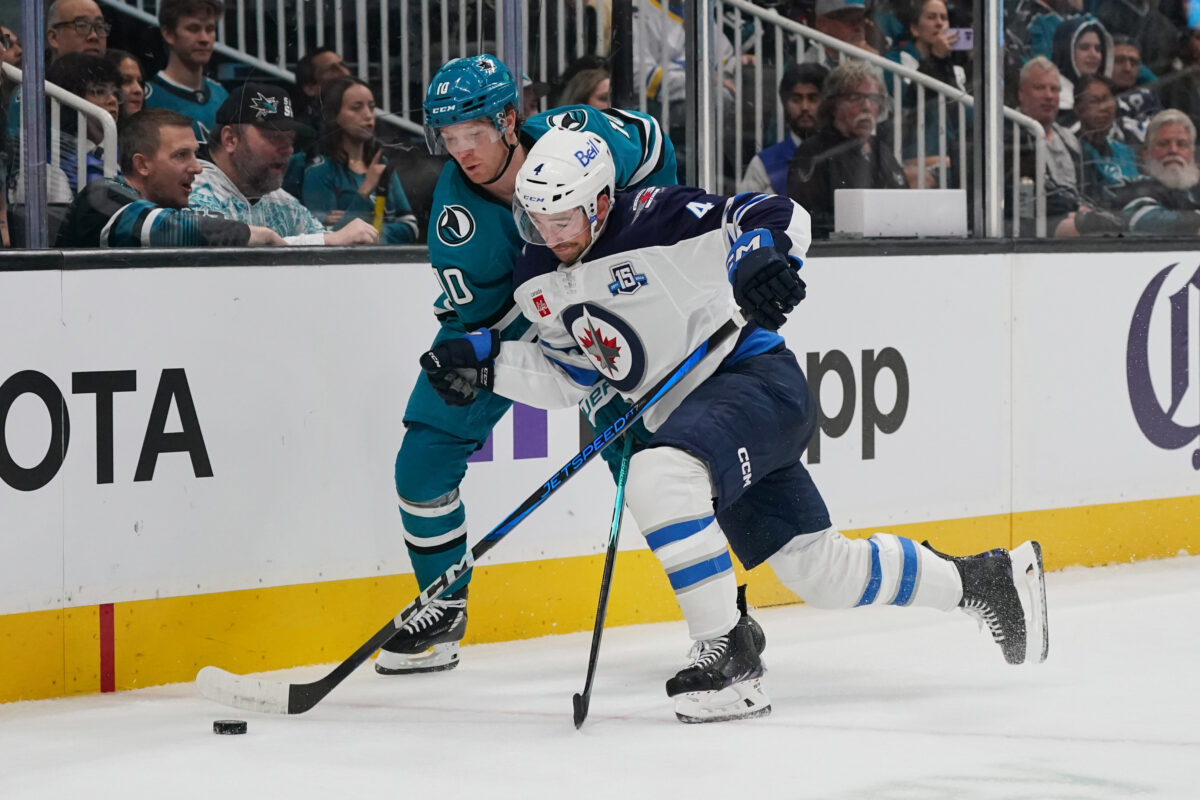 Ty Dellandrea San Jose Sharks Neal Pionk Winnipeg Jets