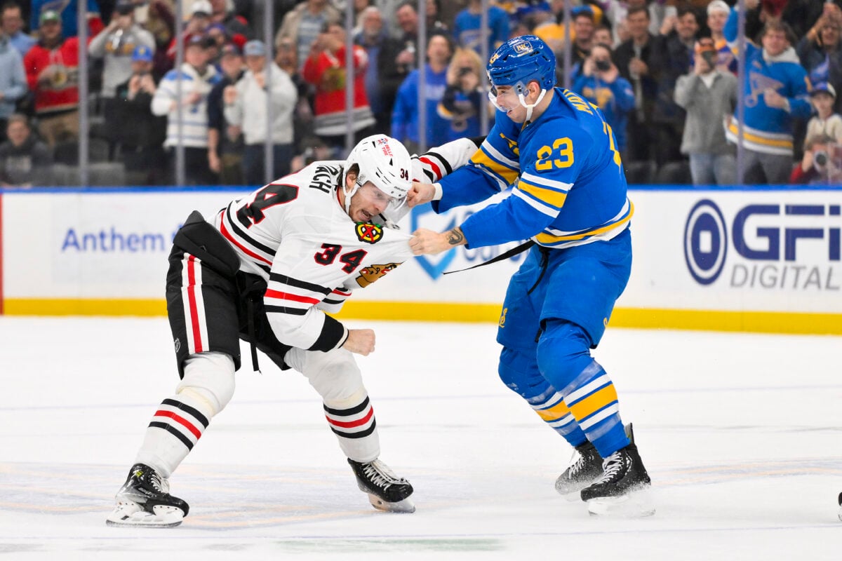 Colton Dach Chicago Blackhawks Logan Mailloux St. Louis Blues