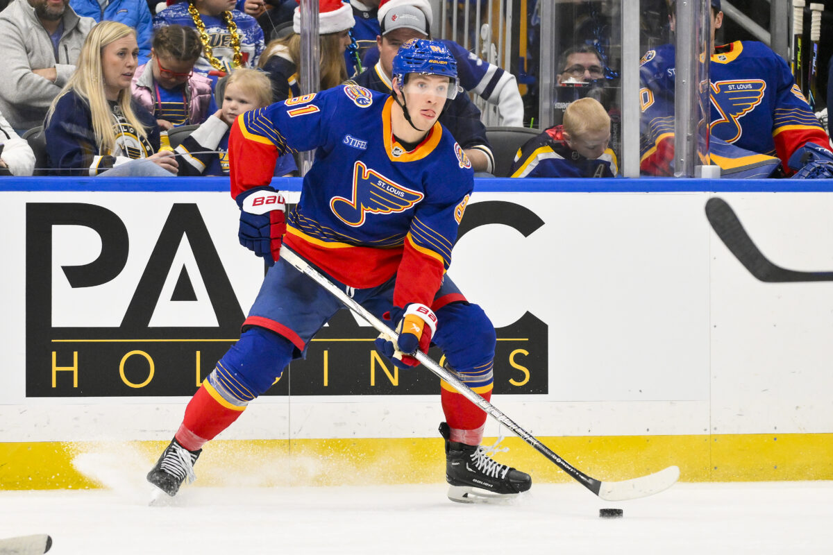 Dylan Holloway St. Louis Blues