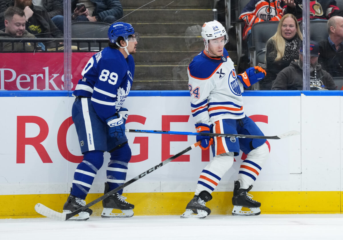 Spencer Stastney Edmonton Oilers Nicholas Robertson Toronto Maple Leafs
