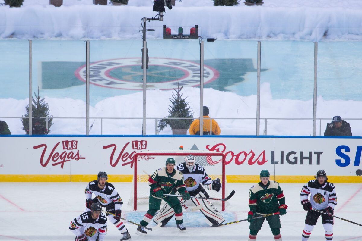 2016 Stadium Series Chicago Blackhawks Minnesota Wild