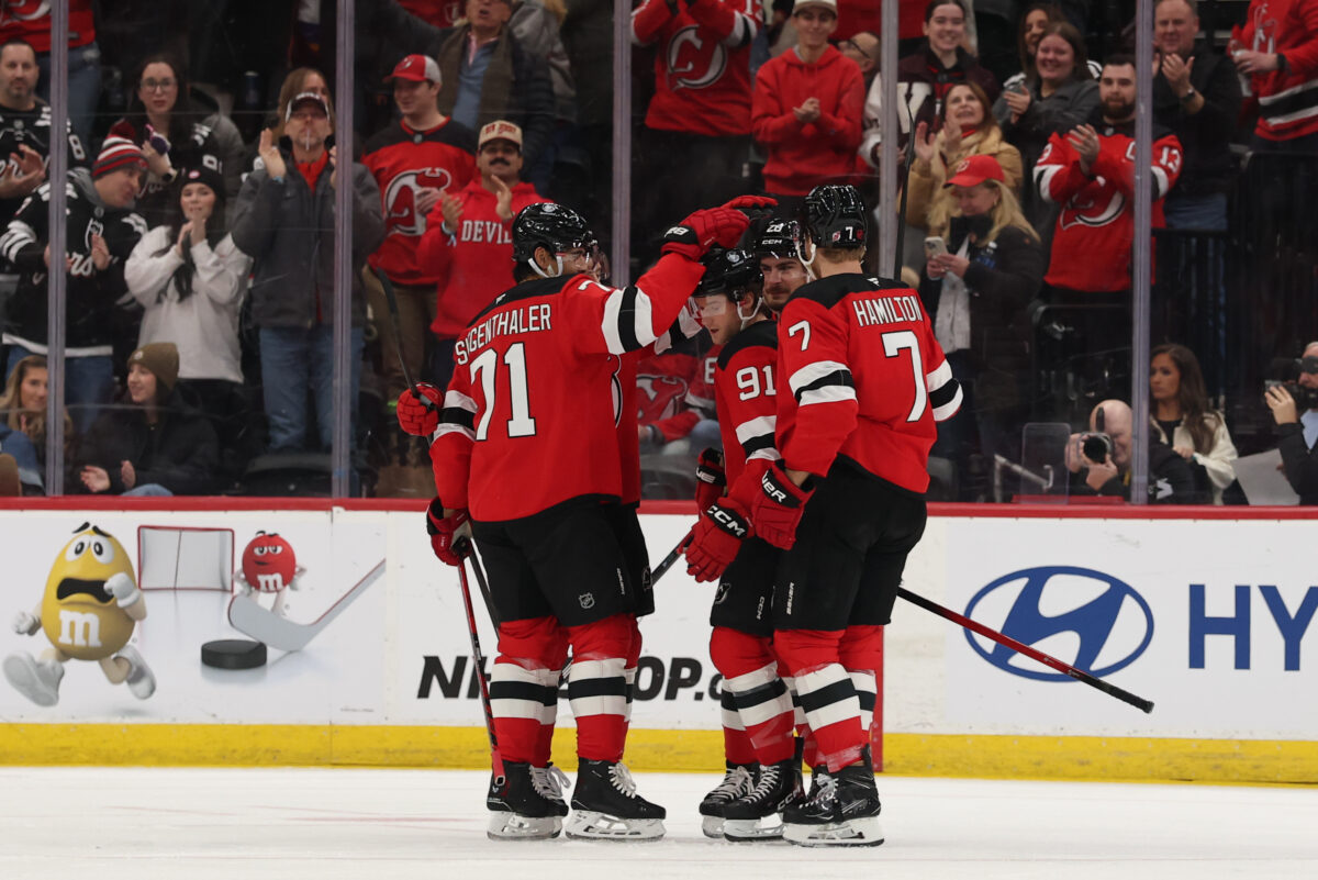 New Jersey Devils Celebrate