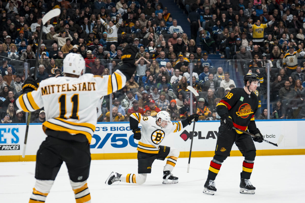 Fraser Minten Boston Bruins