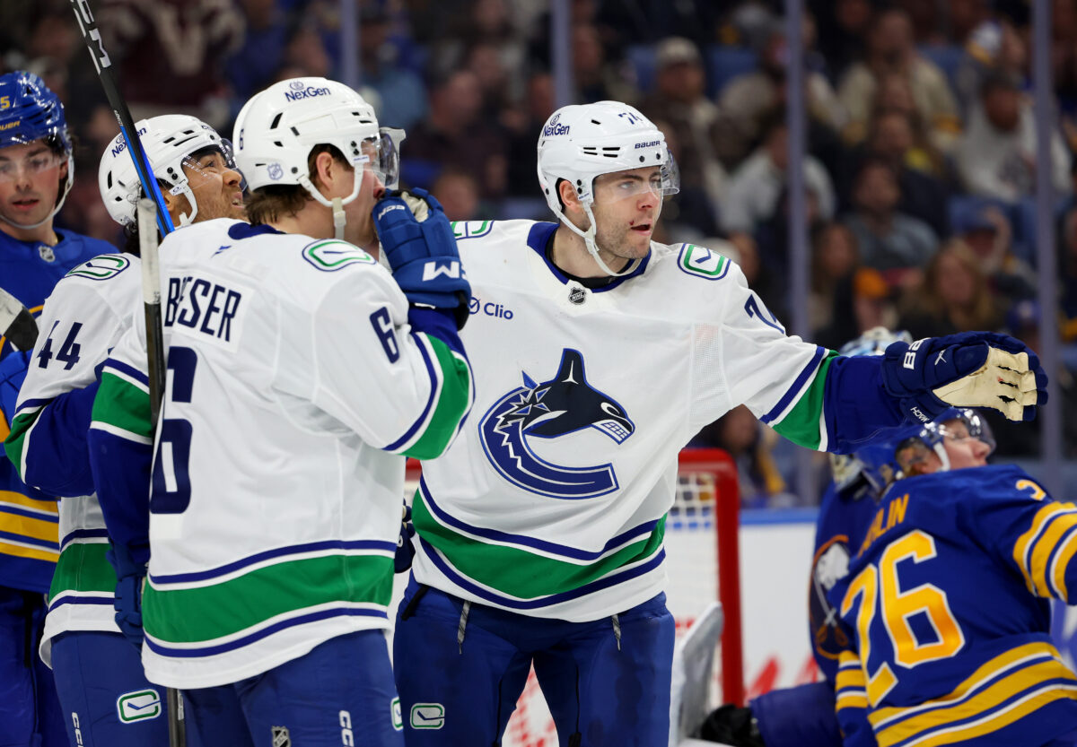 Jake DeBrusk Vancouver Canucks
