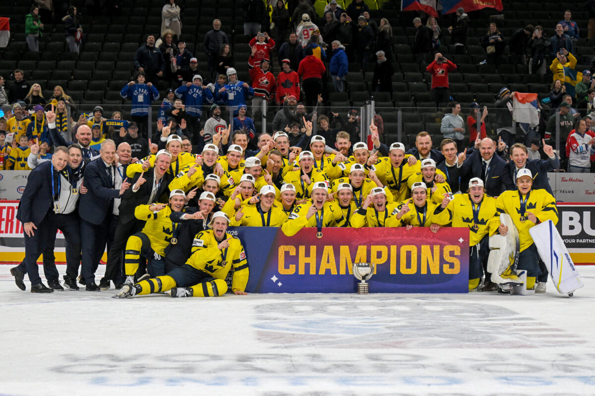 Team Sweden 2026 World Juniors Gold