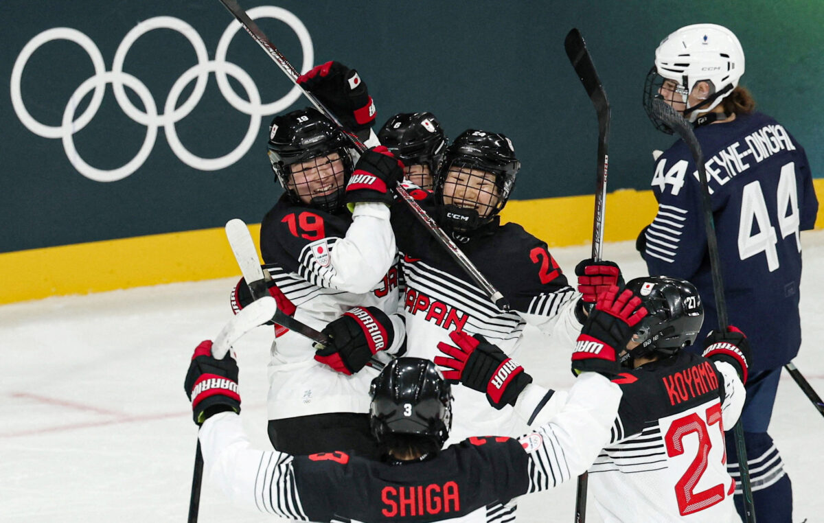 Team Japan Celebrates