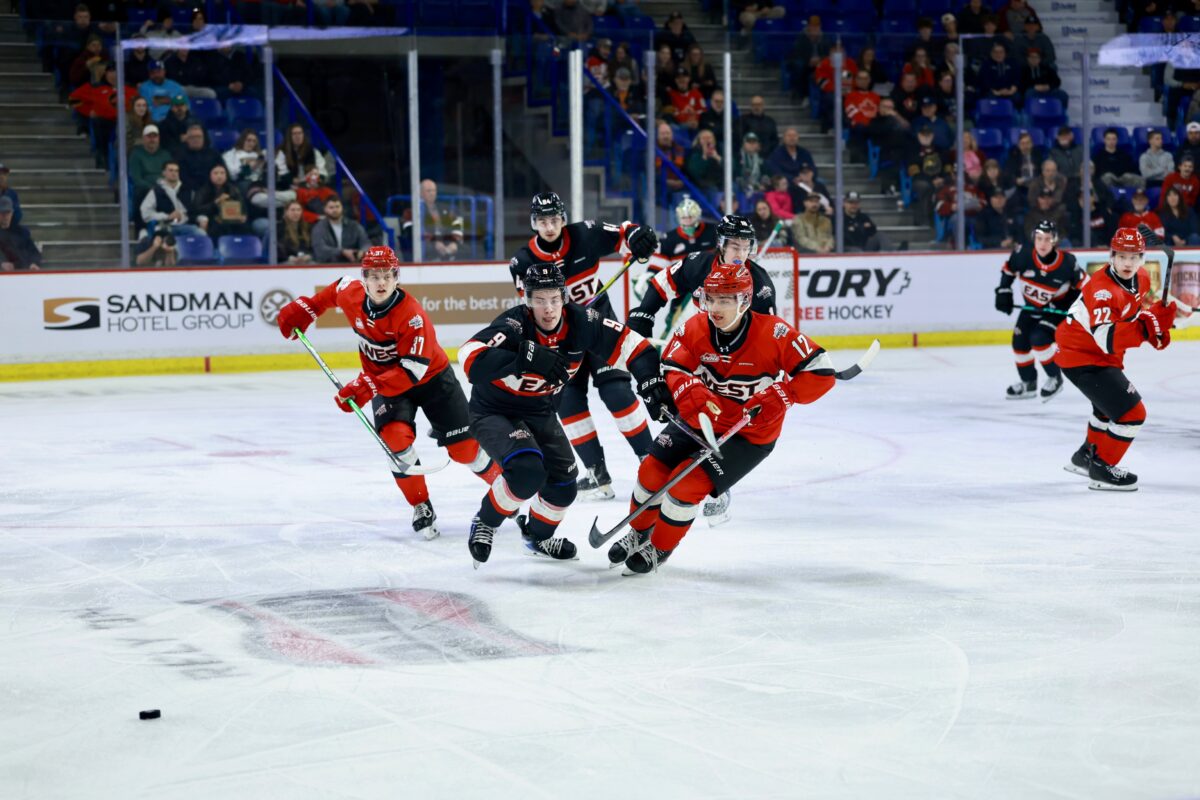 Zach Olsen Team East WHL Top Prospects Game