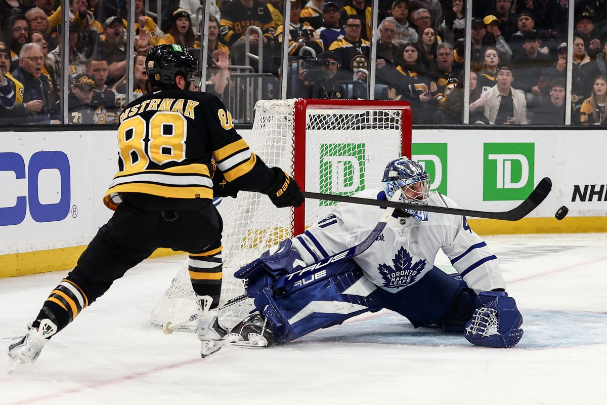 Anthony Stolarz Toronto Maple Leafs David Pastrnak Boston Bruins