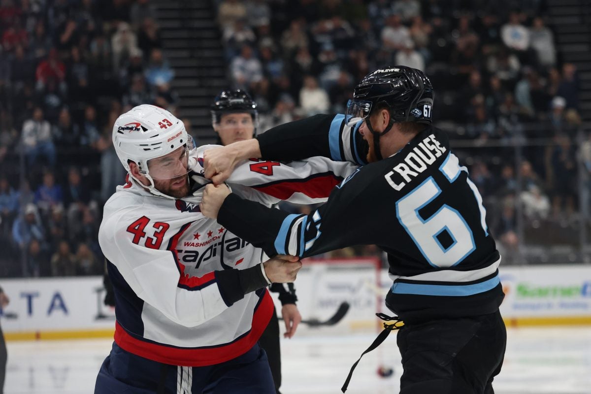 Tom Wilson Washington Capitals Lawson Crouse Utah Mammoth
