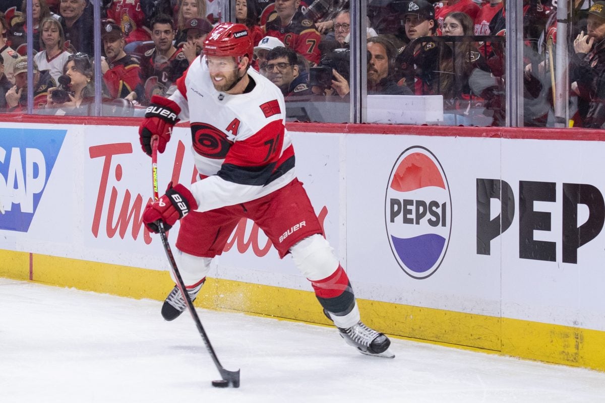 Jaccob Slavin Carolina Hurricanes