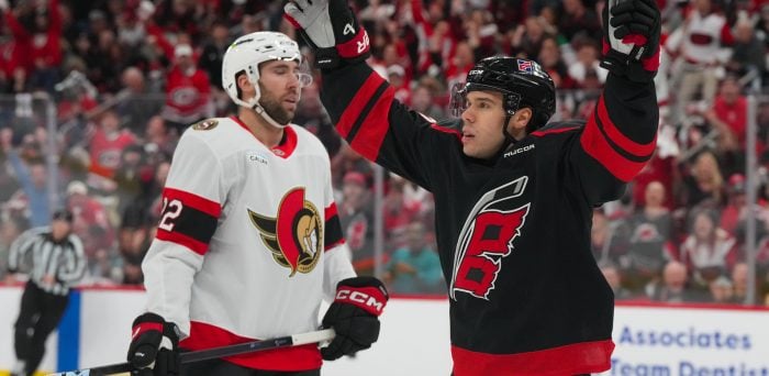 Hurricanes’ Second Line Played Key Role in Sweep of Senators