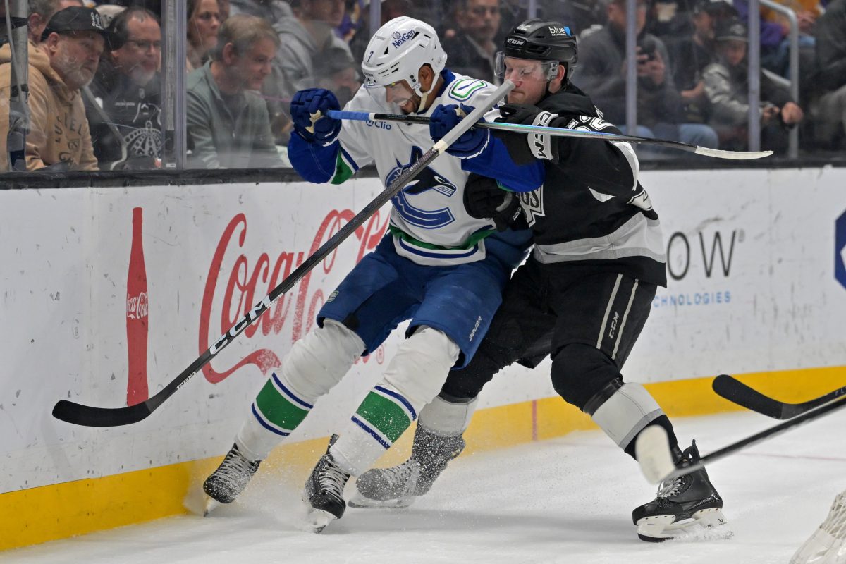 Pierre-Olivier Joseph Vancouver Canucks Taylor Ward Los Angeles Kings