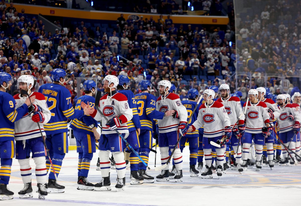 Montreal Canadiens Buffalo Sabres Handshake