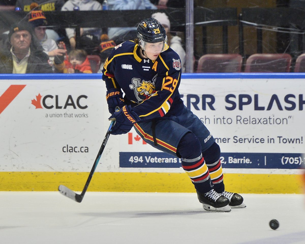 Cole Beaudoin Barrie Colts