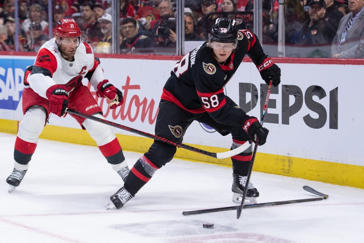 Carter Yakemchuk Ottawa Senators