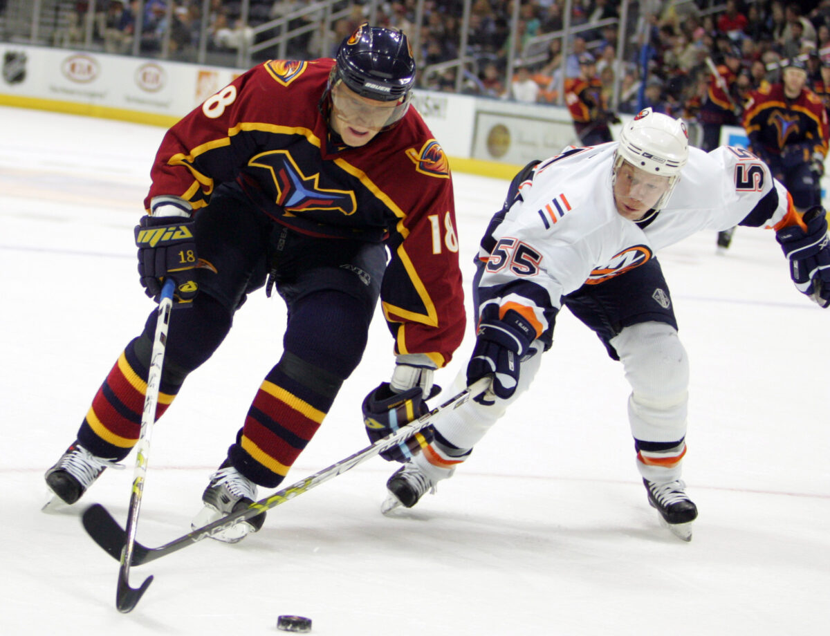 Marian Hossa Atlanta Thrashers Jason Blake New York Islanders