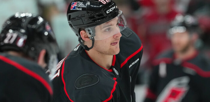Hurricanes’ Charles Alexis Legault Making Early Impressions in Camp & Preseason