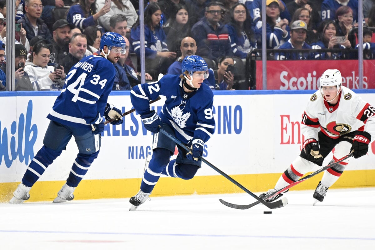 Gavin McKenna Austin Matthews Toronto Maple Leafs
