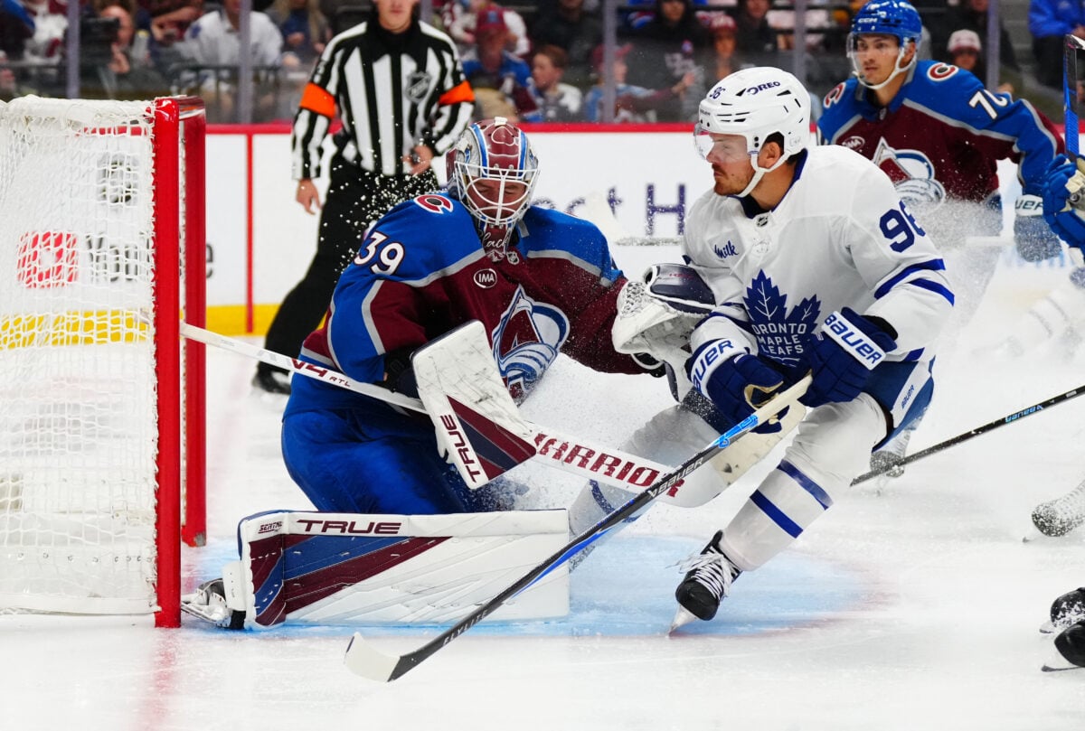 Jack Roslovic Toronto Maple Leafs Mackenzie Blackwood Colorado Avalanche