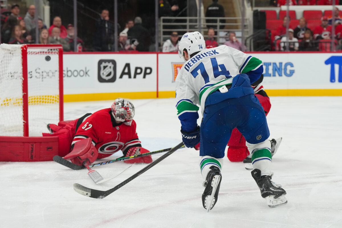 Jake DeBrusk Vancouver Canucks