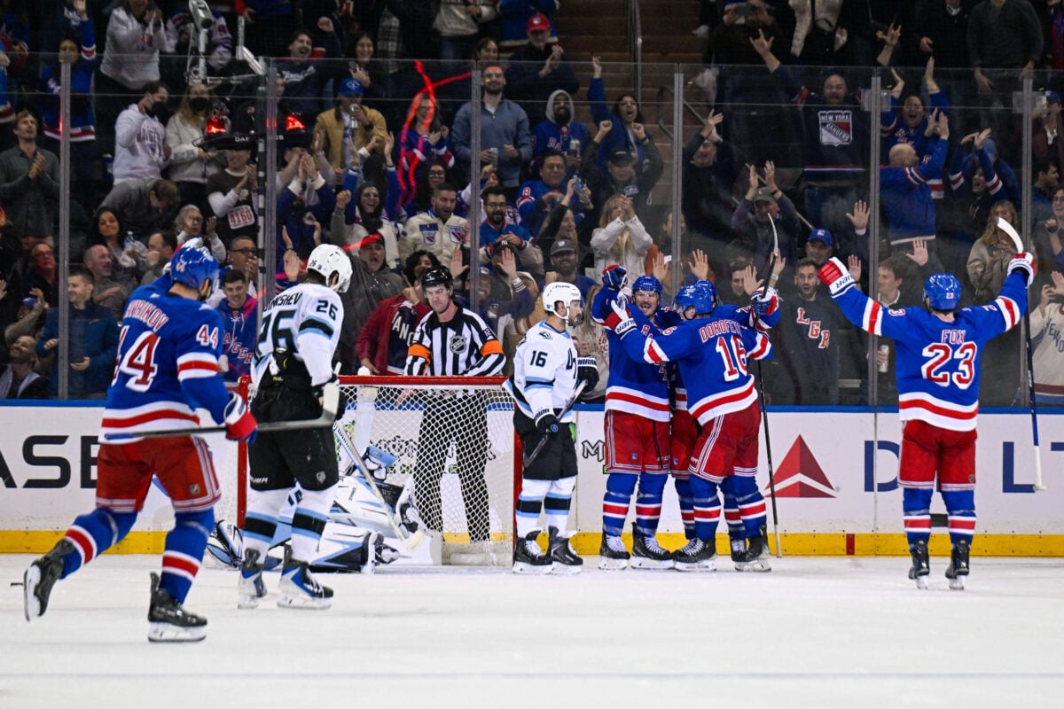 Utah Mammoth New York Rangers