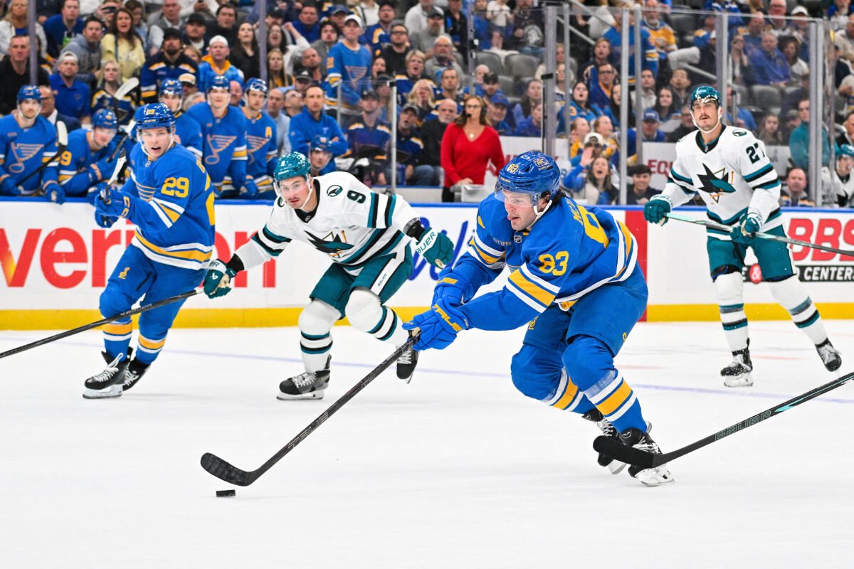 Mason McTavish St. Louis Blues