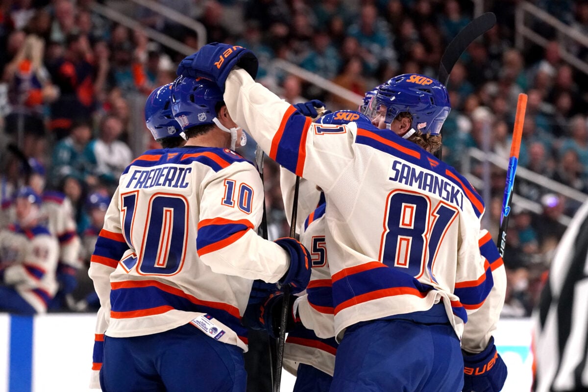 Trent Frederic Josh Samanski Edmonton Oilers